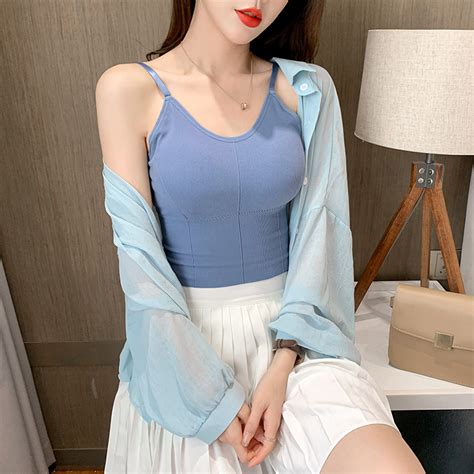 美背吊帶打底背心(美背吊帶打底背心夏季)縮略圖
