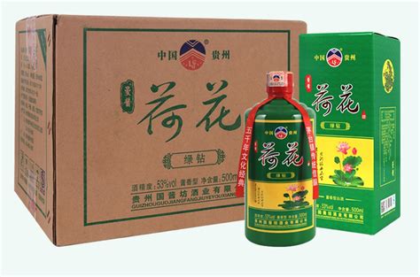 荷花酒醬香型53度價格一箱6瓶價格,荷花酒貴州原漿酒53度醬香型白酒縮略圖