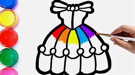 公主裙簡筆畫,公主裙簡筆畫簡單又漂亮圖片縮略圖