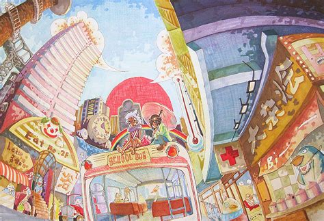馬克筆繪畫作品,馬克筆繪畫作品風(fēng)景縮略圖