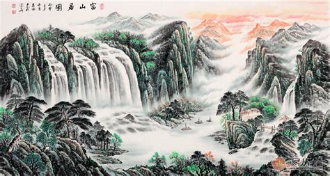 山水畫掛在客廳的哪個(gè)位置最好,山水畫掛在家里客廳哪個(gè)位置最好縮略圖