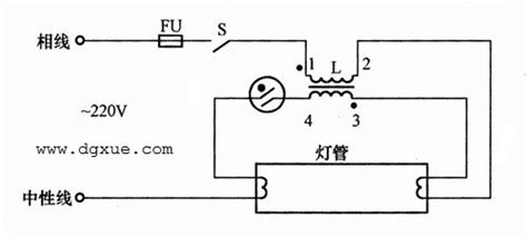 熒光燈電子鎮(zhèn)流器接線圖,熒光燈電子鎮(zhèn)流器接線圖解縮略圖