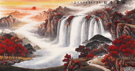鴻運(yùn)當(dāng)頭山水畫(鴻運(yùn)當(dāng)頭山水畫掛什么地方好)縮略圖