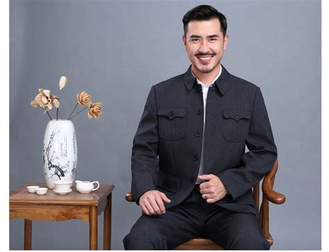 中山裝男士衣服圖片,中山裝圖片男士縮略圖
